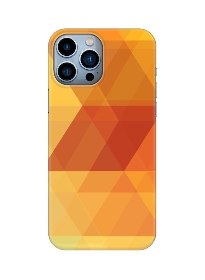 Stylizedd Slim Snap Classic Series Customized Mobile Cover for Apple iPhone 13 Pro Max Yellow Fever - Image 1
