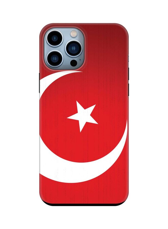 Stylizedd Tough Pro Series Customized Mobile Cover For Apple iPhone 13 Pro Max Flag Of Turkey - Image 1