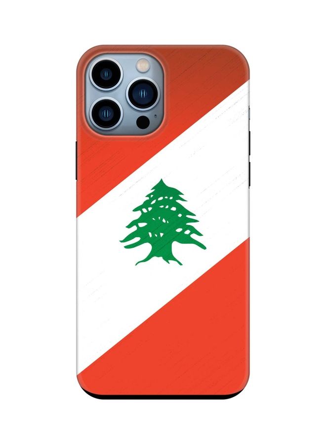 Stylizedd Tough Pro Series Customized Mobile Cover For Apple iPhone 13 Pro Max Flag Of Lebanon - Image 1