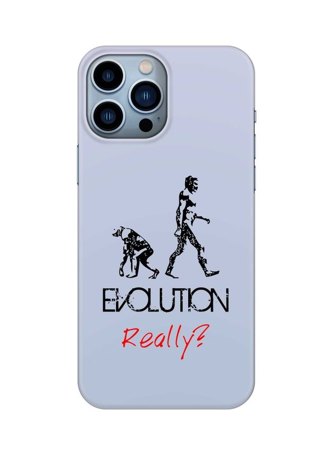 Stylizedd Slim Snap Classic Series Customized Mobile Cover for Apple iPhone 13 Pro Max Evolution Really - Image 1