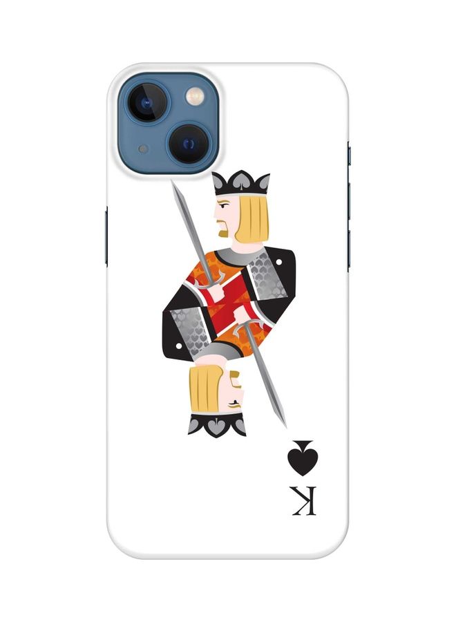 ستايلايزد غطاء حماية رفيع ومحكم من سلسلة كلاسيك لهاتف أبل آيفون 13 نمط ملك البستوني - Image 1