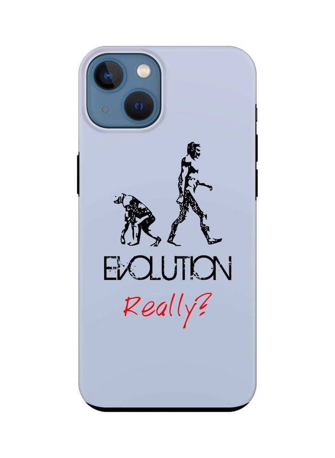 Stylizedd Evolution, Really Printed Tough Pro Series Customized Mobile Cover for Apple iPhone 13 Blue/Black - Image 1