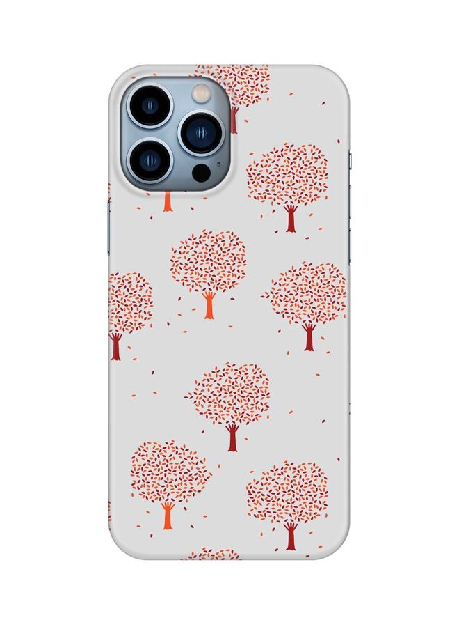 Stylizedd Slim Snap Classic Series Customized Mobile Cover for Apple iPhone 13 Pro Max Orange Fall - Image 1