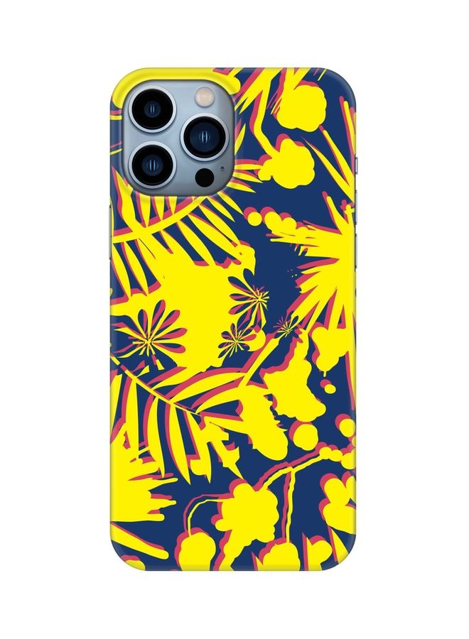 ستايلايزد غطاء حماية رفيع ومخصص من سلسلة سناب كلاسيك لهاتف أبل آيفون 13 برو ماكس طبعة بتصميم غابة هاواي - Image 1