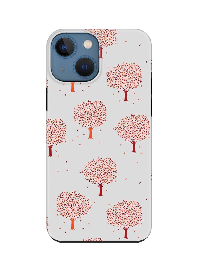 Stylizedd Tough Pro Series Case Cover For Apple iPhone 13 mini Orange Fall - Image 1
