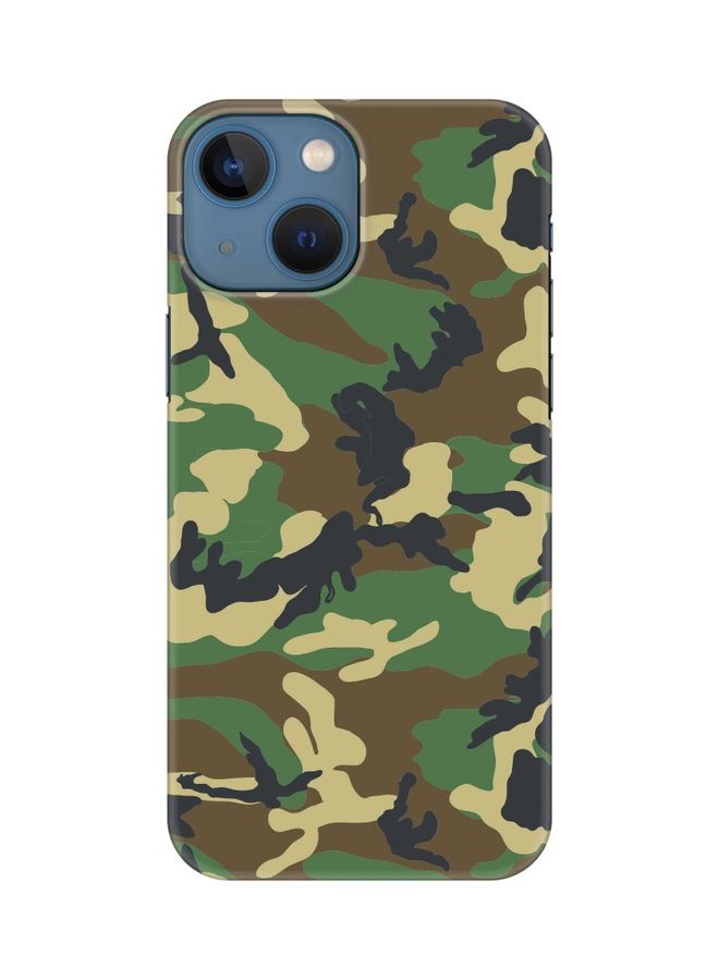 Stylizedd Slim Snap Classic Series Case Cover For Apple iPhone 13 Mini Jungle Camo - Image 1