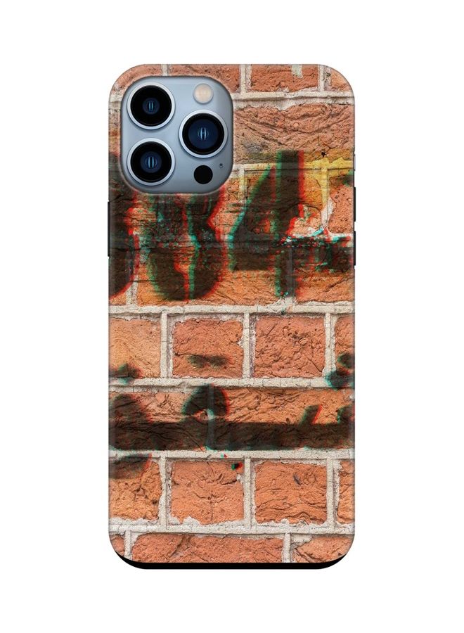 ستايلايزد غطاء حماية مخصص من سلسلة تاف لهاتف أبل آيفون 13 برو ماكس ستنسل للجدار - Image 1