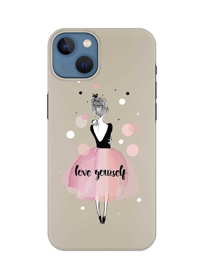 Stylizedd Slim Snap Classic Series Customized Mobile Cover For Apple iPhone 13 Love Yourself - Image 1