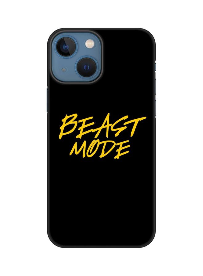 Stylizedd Slim Snap Classic Series Customized Mobile Cover for Apple iPhone 13 Mini Beast Mode - Image 1