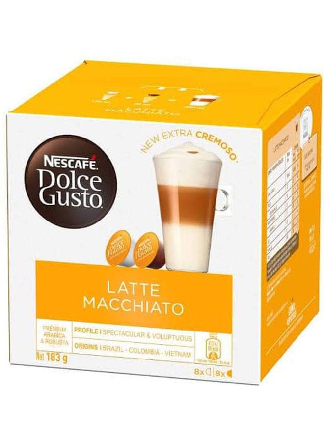 Dolce Gusto Coffee Capsules Latte Macchiato 183grams