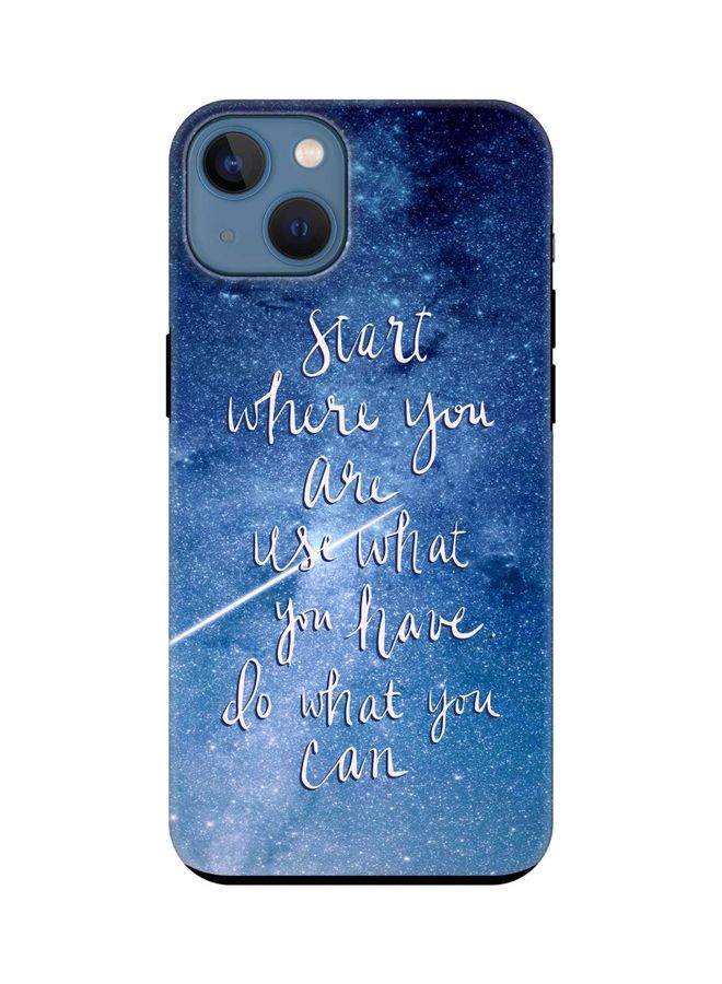 Stylizedd Protective Case Cover For Apple iPhone 13 Start, Use, Do - Image 1