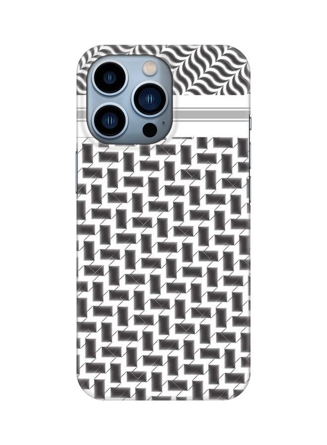 ستايلايزد غطاء حماية رفيع ومُخصص من سلسلة سناب كلاسيك لهاتف أبل آيفون 13 برو أسود شِماغ - Image 1