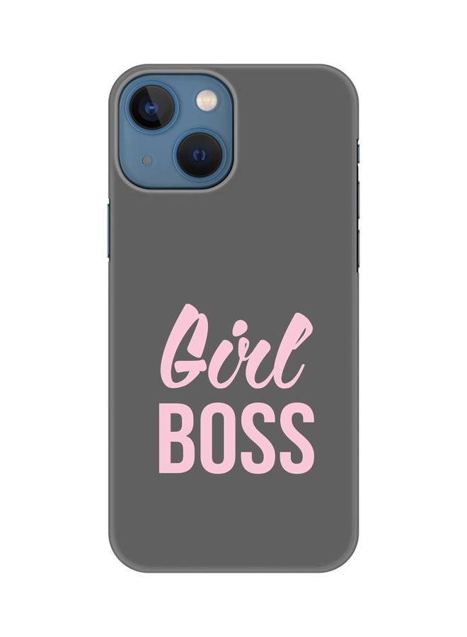 Stylizedd Slim Snap Classic Series Customized Mobile Cover for Apple iPhone 13 Mini Girl Boss - Image 1