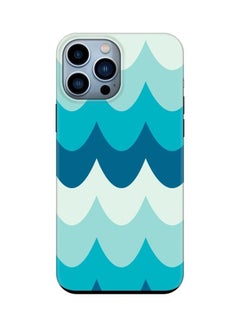 Tough Series Customized Mobile Cover for Apple iPhone 13 Pro Max Wavy Waves