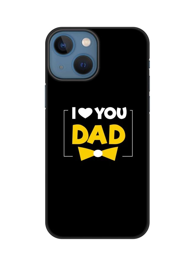 Stylizedd Slim Snap Classic Series Customized Mobile Cover for Apple iPhone 13 Mini I Love You Dad - Image 1