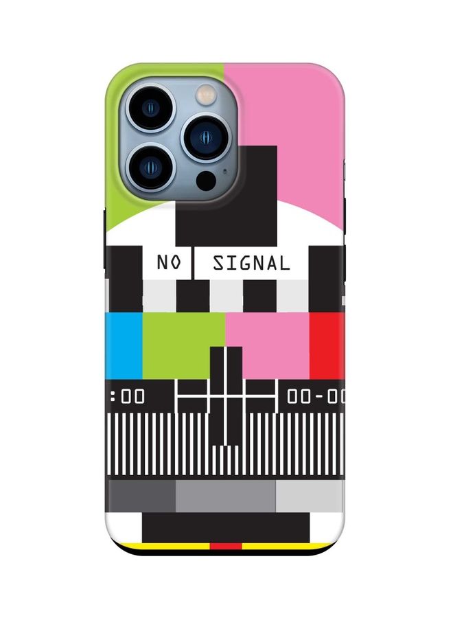 Stylizedd Tough Pro Series Case Cover For Apple iPhone 13 Pro No Signal TV  - Image 1