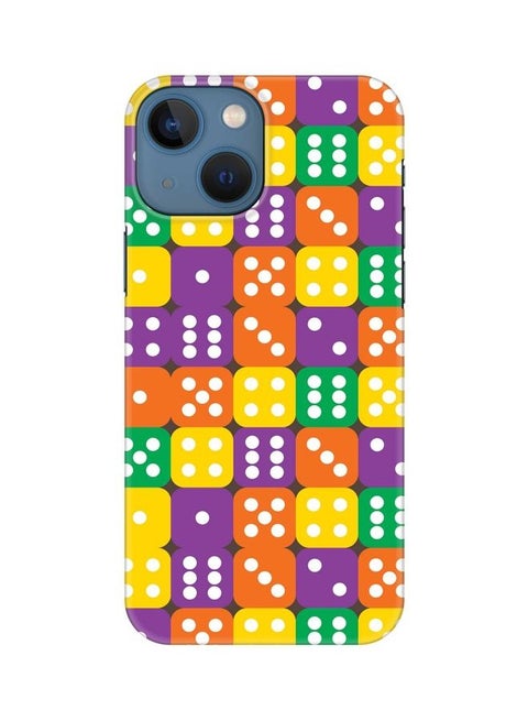 Slim Snap Classic Series Customized Mobile Cover for Apple iPhone 13 Mini Dice Roll
