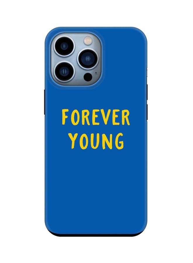 Stylizedd Protective Case Cover for Apple iPhone 13 Pro Forever Young - Image 1
