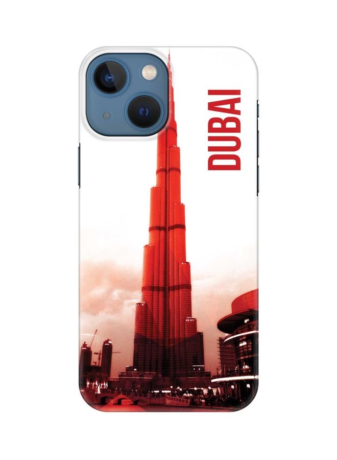 Stylizedd Slim Snap Classic Series Protective Case Cover For Apple iPhone 13 Mini Dubai - The Burj - Image 1