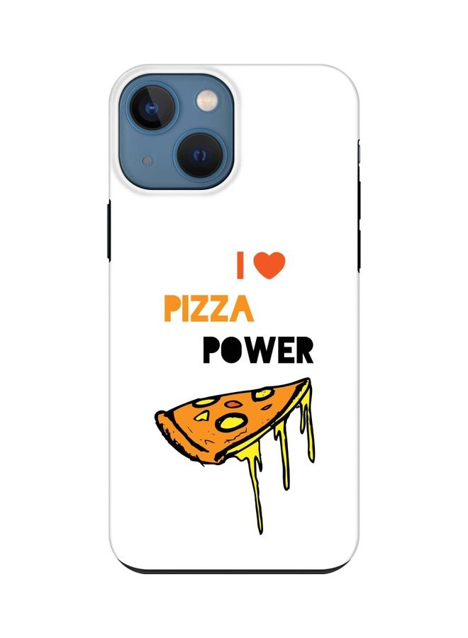 ستايلايزد غطاء حماية مخصص من سلسلة تاف برو لهاتف أبل آيفون 13 ميني طبعة عبارة I Love Pizza - Image 1