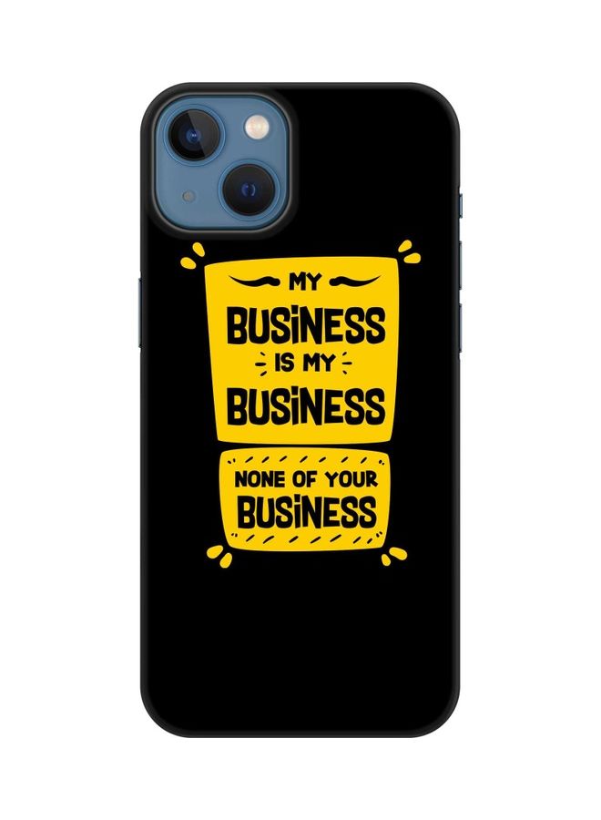Stylizedd Slim Snap Classic Series Customized Case Cover For Apple iPhone 13 My Business - Image 1