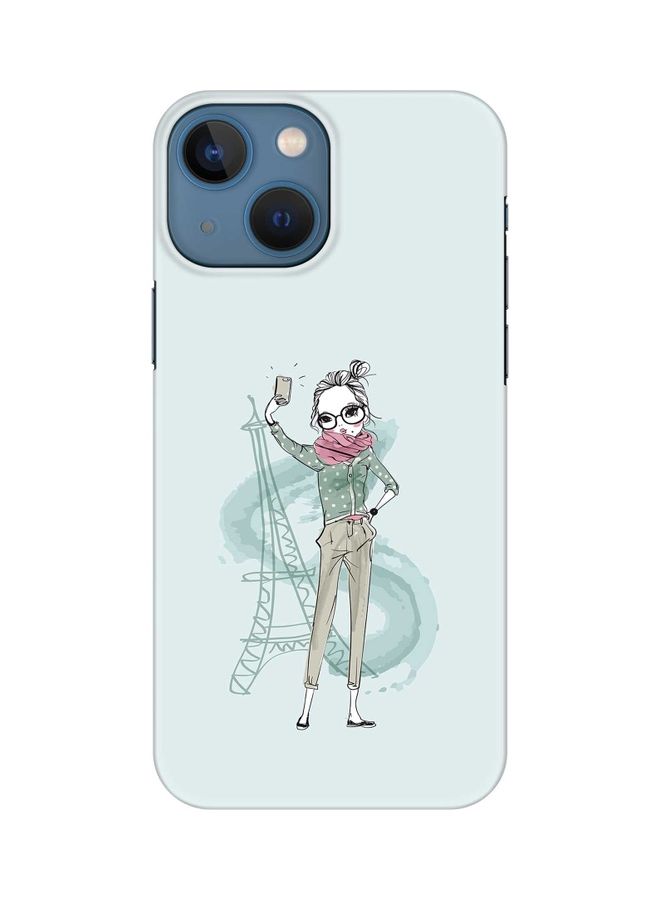 Slim Snap Classic Series Customized Mobile Cover for Apple iPhone 13 Mini Selfie By Eiffel