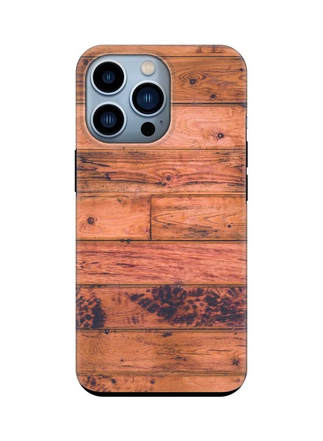 ستايلايزد غطاء حماية واق من سلسلة تاف برو لهاتف أبل آيفون 13 برو مطبوع بنمط غربي كلاسيكي - Image 1