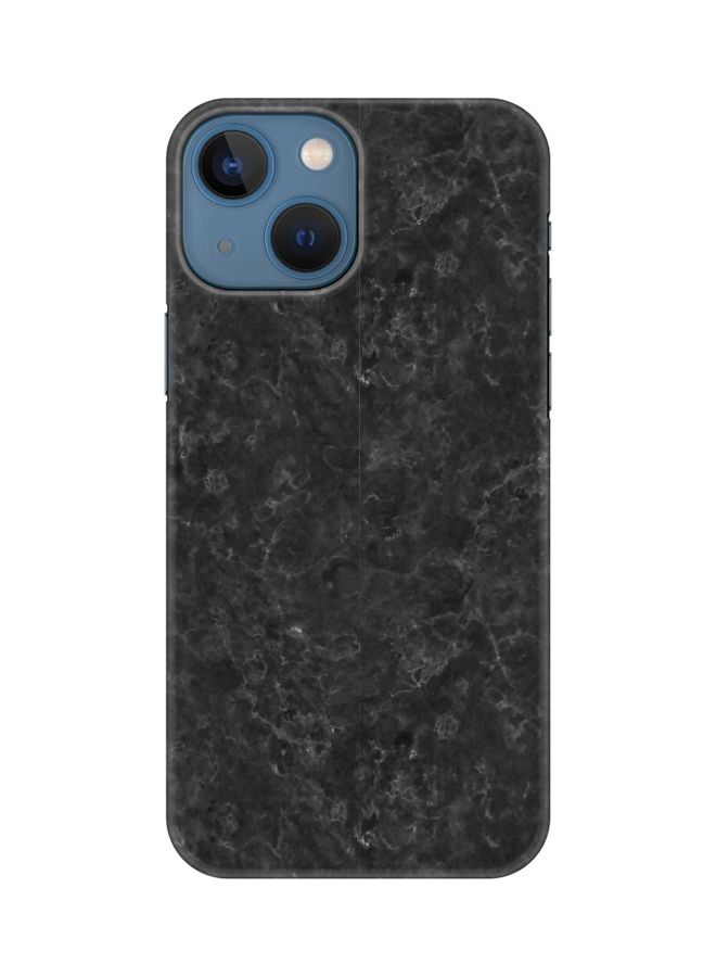 Stylizedd Slim Snap Classic Series Customized Mobile Cover for Apple iPhone 13 Mini Marble Texture Black - Image 1