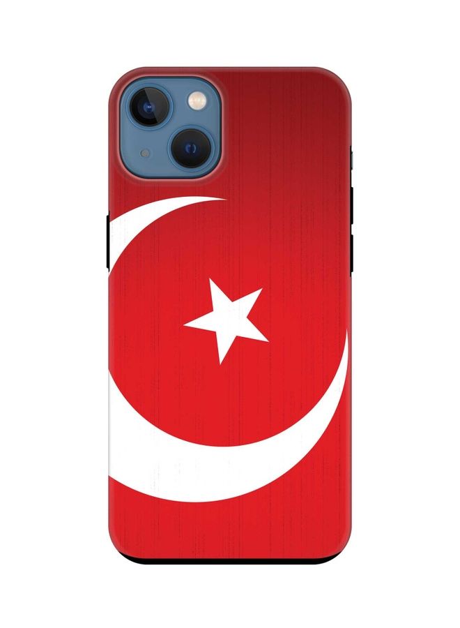 Stylizedd Tough Pro Series Customized Mobile Cover For Apple iPhone 13 Flag Of Turkey - Image 1