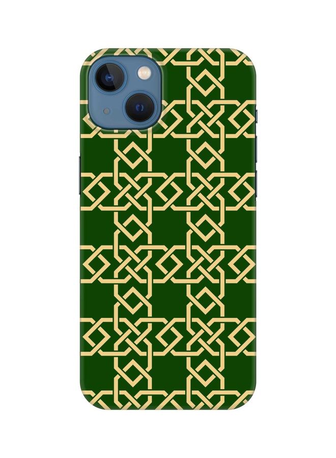 ستايلايزد غطاء حماية من سلسلة سناب كلاسيك لهاتف أبل آيفون 13 نمط زخرفات عربية - Image 1