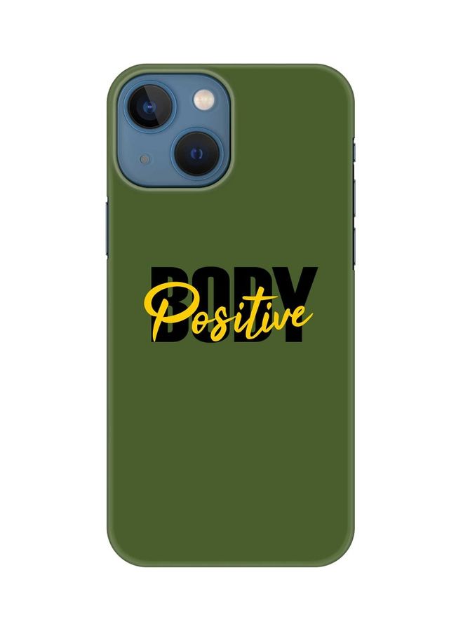 Stylizedd Slim Snap Classic Series Customized Mobile Cover for Apple iPhone 13 Mini Body Positive - Image 1