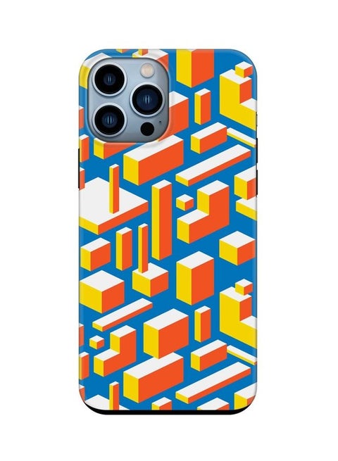 Tough Series Customized Mobile Cover for Apple iPhone 13 Pro Max 3D Geometry