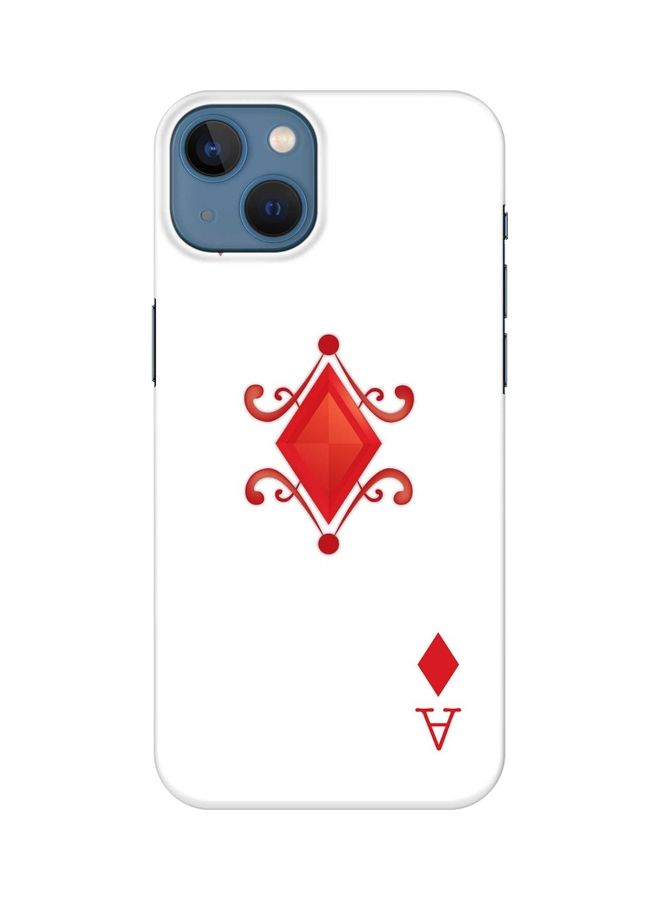 Stylizedd Classic Series Slim Snap Customized Mobile Cover For Apple iPhone 13 Ace Of Diamonds - Image 1