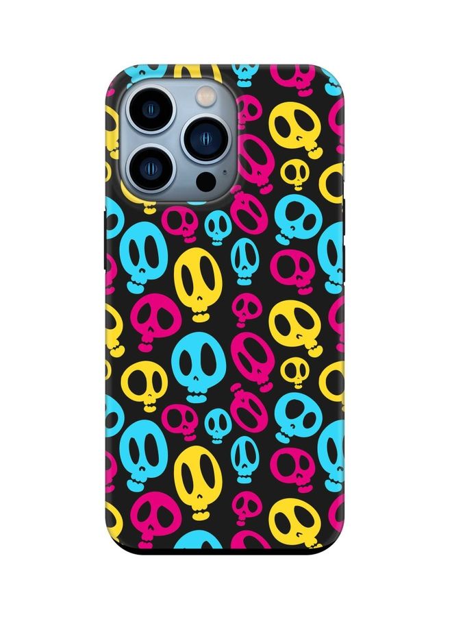 Stylizedd Tough Pro Series Case Cover For Apple iPhone 13 Pro Crazy Skulls - Image 1