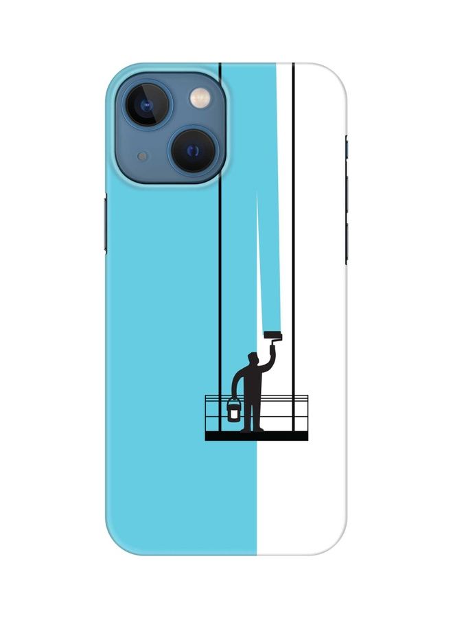Stylizedd Slim Snap Classic Series Customized Mobile Cover for Apple iPhone 13 Mini Paint Hanger - Image 1
