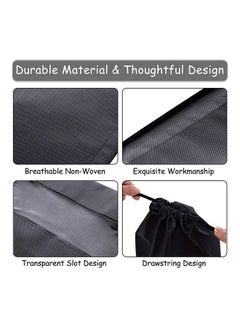 Generic 15-Piece Non-Woven Dust Proof Travel Shoe Bags Fabric, Assorted Design Assorted Colour 32x44cm  - Image 3