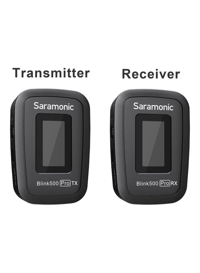 Saramonic - Blink 500 Pro B2 Wireless Microphone System (2 Transmitters + 1 Receiver) Black - Image 1
