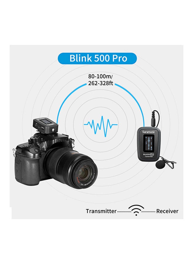 Saramonic - Blink 500 Pro B2 Wireless Microphone System (2 Transmitters + 1 Receiver) Black - Image 1