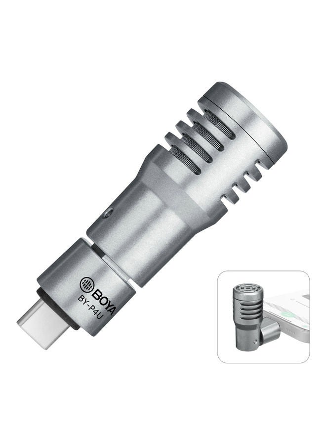 بويا - ميكروفون BY-P4U متعدد الاتجاهات مكثف بمنفذ Type-C مزود بواقية من الرياح - Image 1