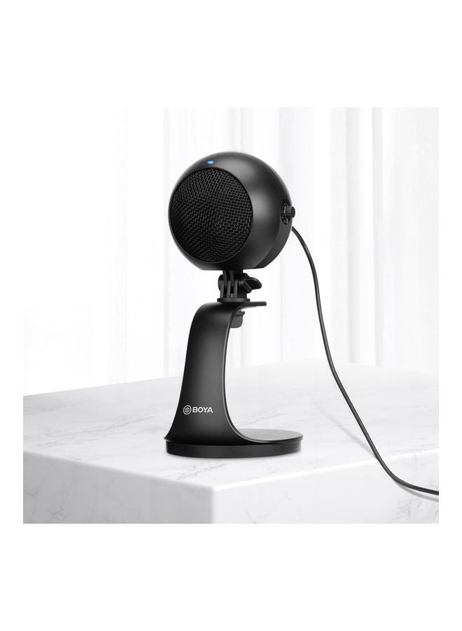 BOYA - PM300 Desktop Microphone Monitoring Mute Function Black - Image 1