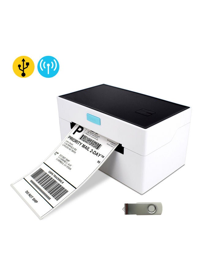 Desktop Thermal Label Printer White - Image 2