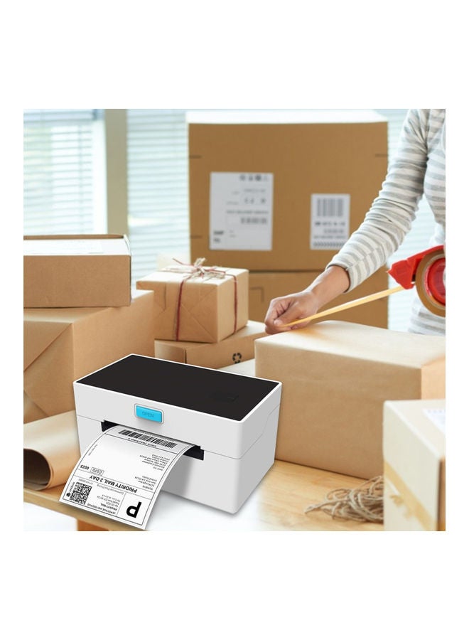 Desktop Thermal Label Printer White - Image 4
