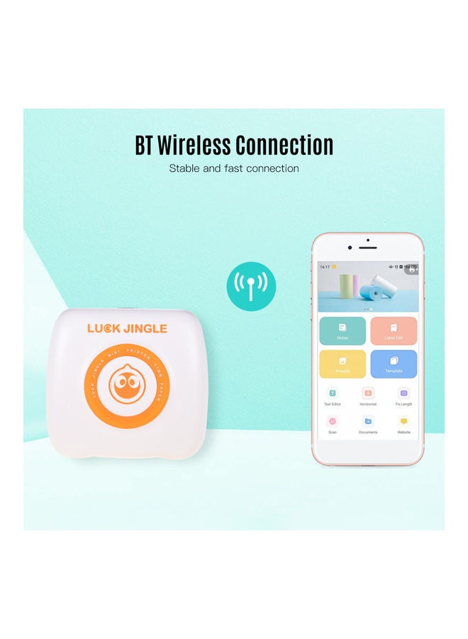 Portable Pocket Thermal Printer White - Image 5