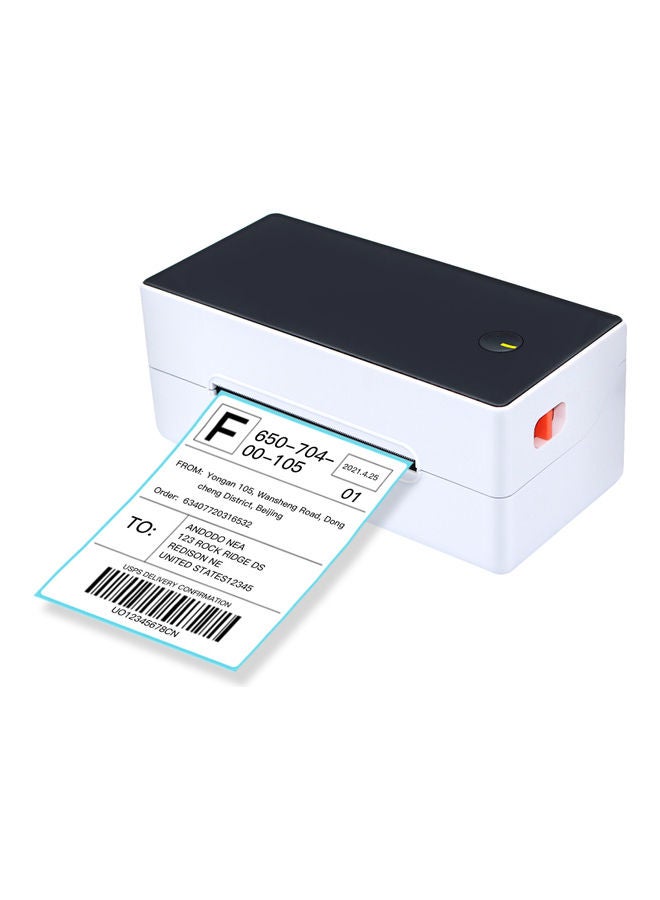 Thermal Label Printer White/Black - Image 1