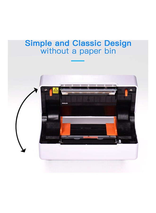 Thermal Label Printer White/Black - Image 4