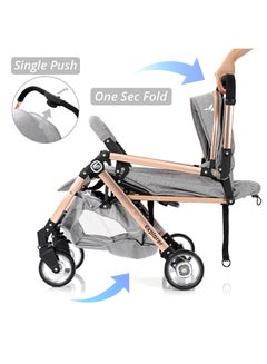 TEKNUM Explorer Travel Stroller - Grey  - Image 4