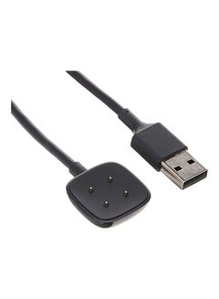 Fitbit Charging Cable For Fitbit Versa 3, Versa 4, Sense, Sense 2, Black  - Image 2