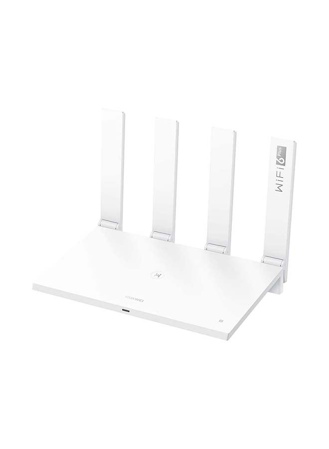 HUAWEI 372.0 mAh AX3 Pro WS7200 Wi-Fi 6 Plus Quad-core Mesh MU-MIMO Dual Band Gigabit Wireless Internet Router White  - Image 1