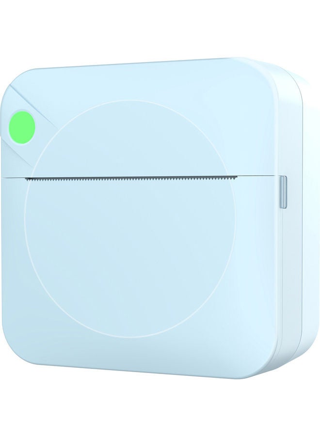 طابعة حرارية صغيرة قابلة للحمل أزرق - Image 1