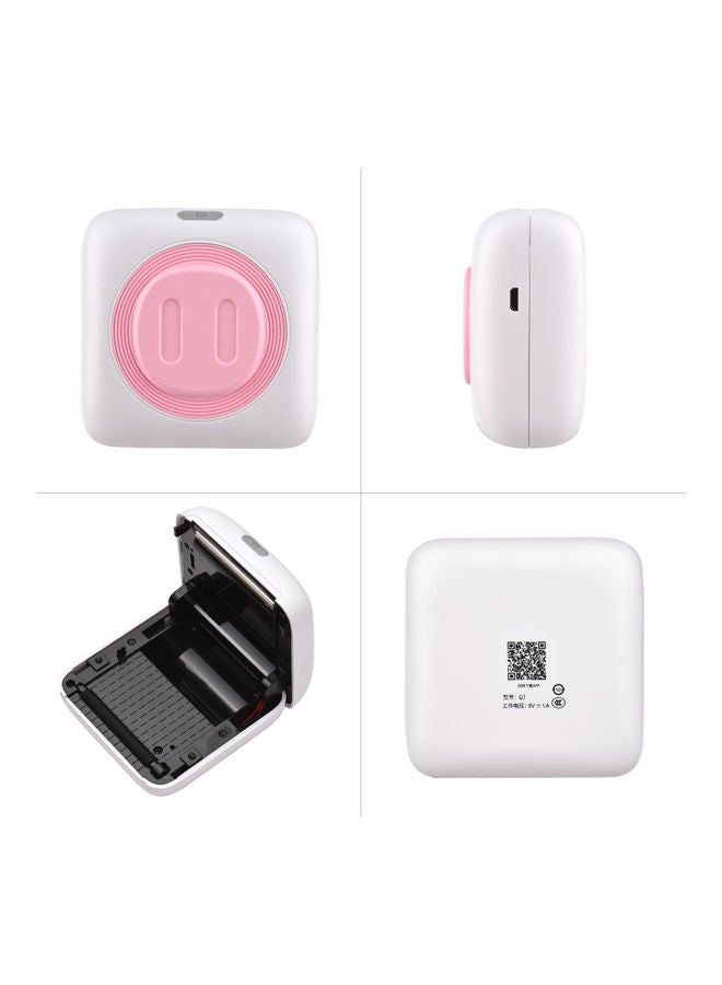 Generic Mini Portable Thermal Photo Printer Pink  - Image 4